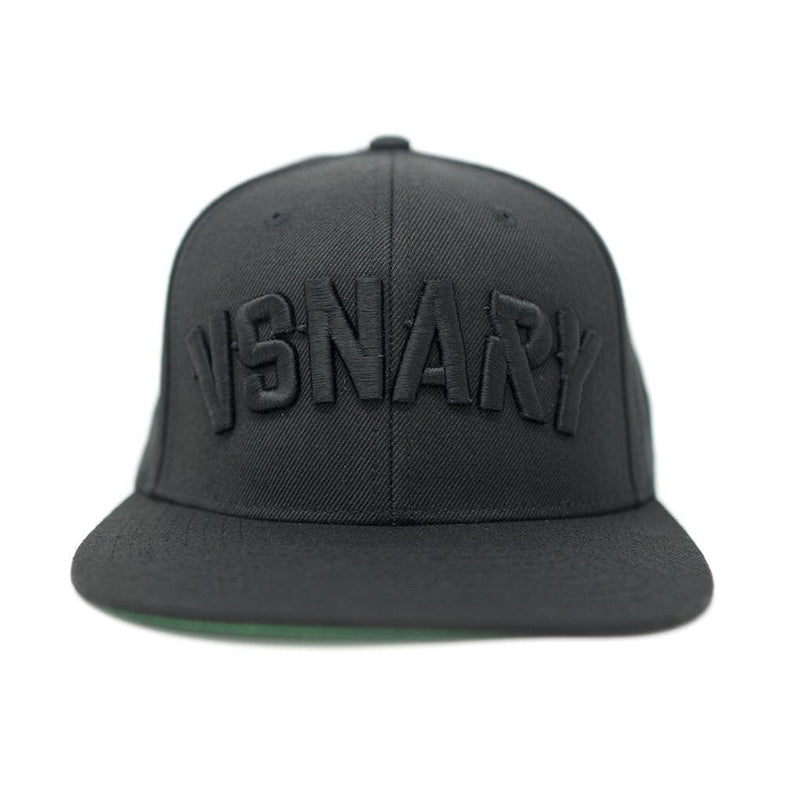 BRAND VISION SNAPBACK CAP - BLACK - Headwear