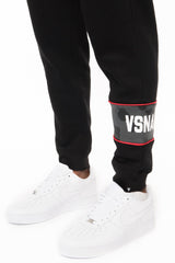 CAMO VISION PANEL SWEATPANTS - BLACK - Sweatpants